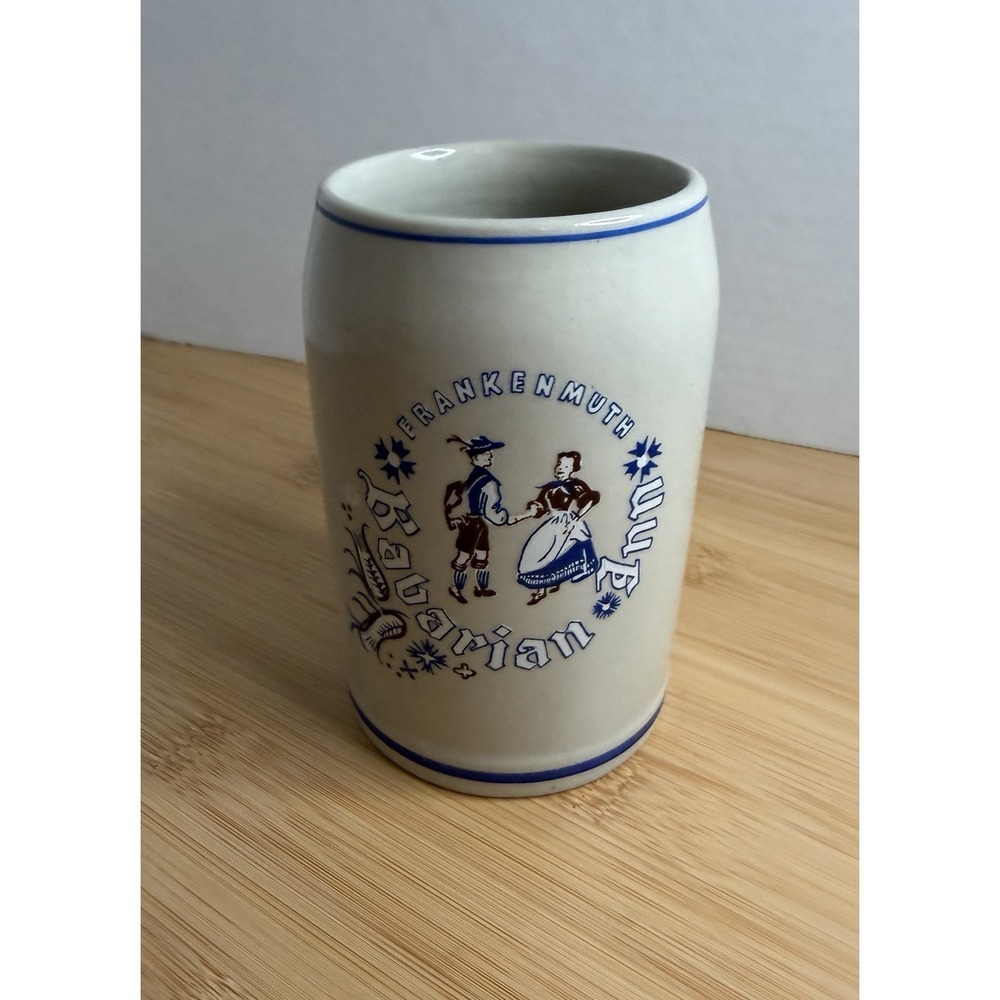 Vintage Frankenmuth Bavarian Inn Authentic Stoneware Beer Mug MADE IN GERMANY